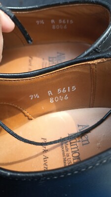 マオ 5615 Park Avenue Allen Edmonds Park Avenue 5615 Mens Black Leather Oxford Cap Toe