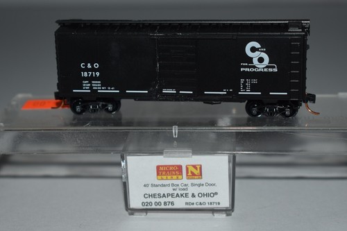 Carro de carga de una sola puerta escala N MTL 02000876 Chesapeake y Ohio 40' 18719 C46572 | Zustand: Used