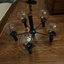 MCM MID CENTURY MODERN DANISH 5 Arm Chandelie...