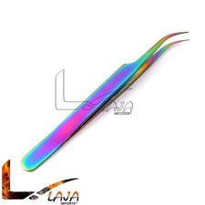 Eyelash Extension Tweezers 3D Volume Lash Extensions Multi Rainbow Color