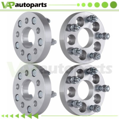 4Pc 1'' Wheel Adapters 5x100 to 5x112 For Audi Wheels on 5x100 Cars 12x1.5 57.1mm