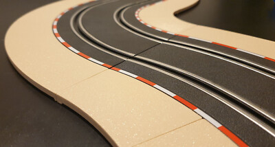 Carrera GO !!! - Lot De 4 Longues Droites - Rails Extension 61602 - Pour Circuit 1:43