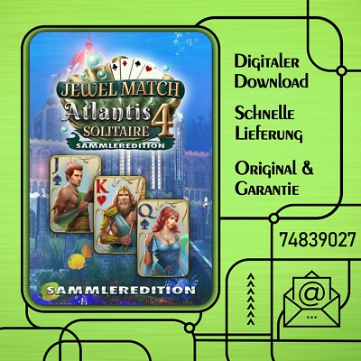 Jewel Match Atlantis Solitaire 4 - Sammleredition - PC - DOWNLOADVERSION