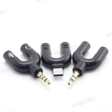 3.5mm Jack Microphone Audio Adapter Headset Headphone Mic Type C Splitter