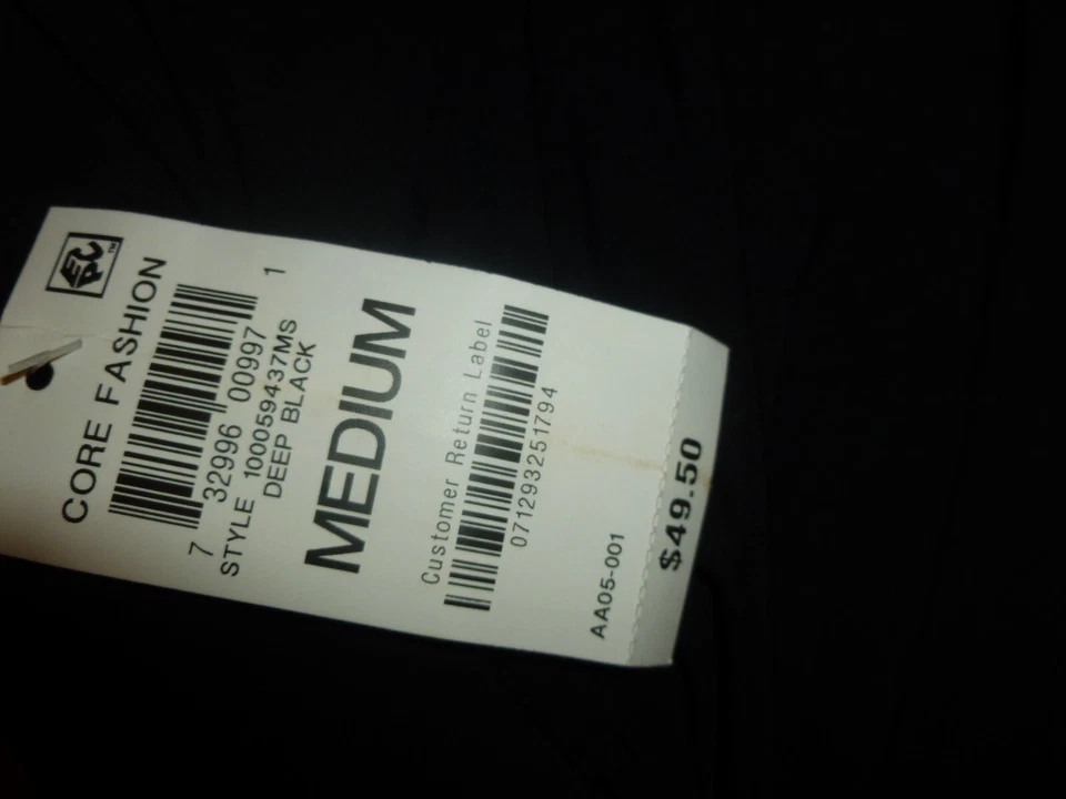 NUEVO CON ETIQUETAS JM Collection Negro Maxi Largo Elástico Dividido $49 NUEVO M Mediano Foto 4 de 4