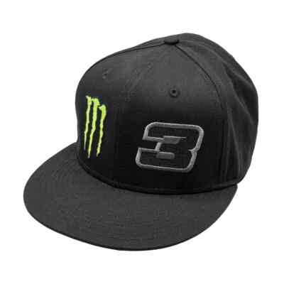 Monster Energy Official Eli Tomac #3 Hat Snapback Hat Gear Store MX Motocross
