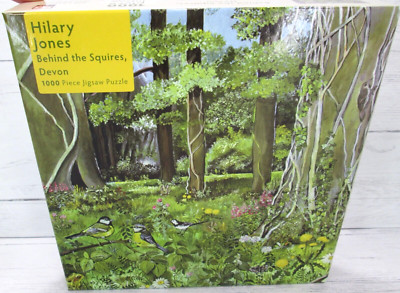 Hilary Jones Behind the Squires Devon 1000 Piece Puzzle Bird Tree Woods Forest
