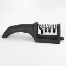4 Stage Kitchen Knife Sharpener Professional Ceramic Diamond Steel Sharpening