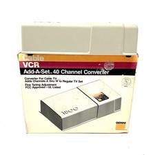 Gemini Add A Set AD -1800 40 Channel Converter Box Vintage 1986