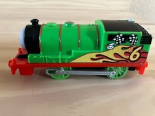 Trackmaster Percy Thomas Friends Motorized Train Tank Engine 6 Flame Checker