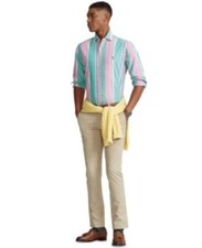Polo Ralph Lauren Men's Classic-Fit Striped Oxford Shirt S/P 12815