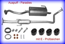 Abgasanlage Auspuff für Nissan Micra IV 1.2 & 1.2 DIG-S 80PS & 98PS Typ K13 +Kit
