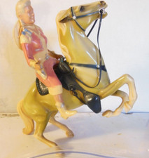 VINTAGE 1950s HARTLAND ANNIE OAKLEY  TARGET FULL REARING PALOMINO GAIL DAVIS 6