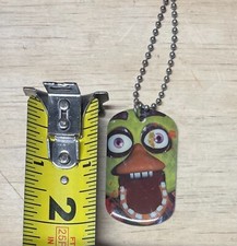 FIVE NIGHTS AT FREDDY'S 2016 DOG TAG NECKLACE CHICA FNAF