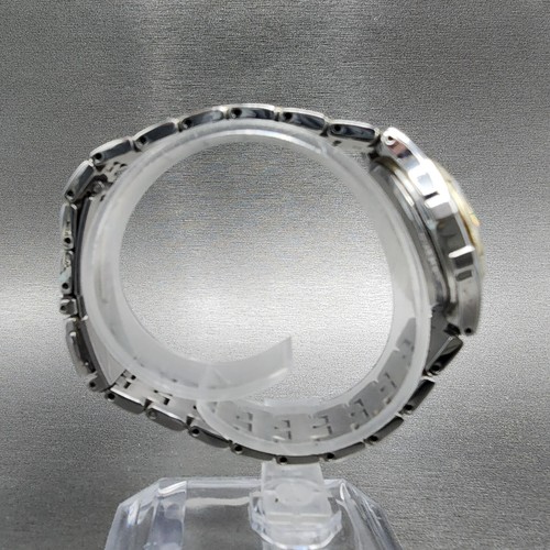 Seiko Solar Watch Women 28mm White Dial Two Tone Daydate Round V187-0AC0 Runs - Picture 9 of 11