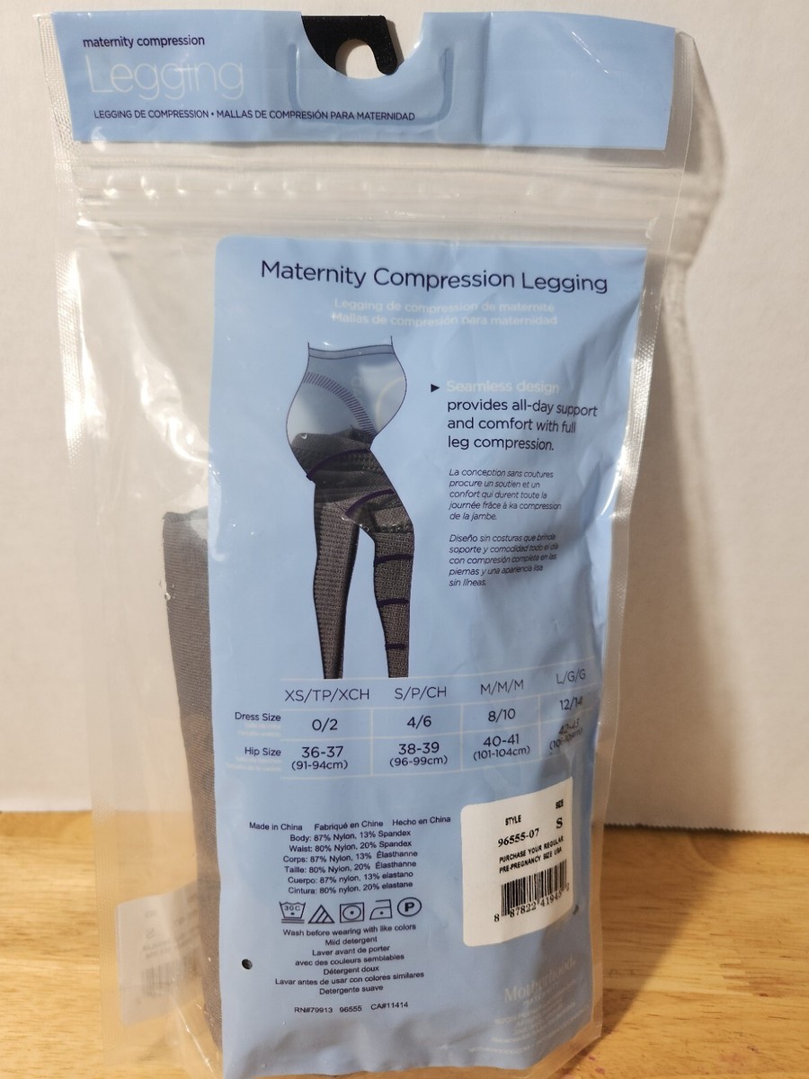 NEW MOTHERHOOD MATERNITY COMPRESSION LEGGING STEEL GRAY Small | eBay