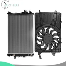 Radiator and Radiator Cooling Fan Assembly Electric For 2016-18 Chevrolet Malibu