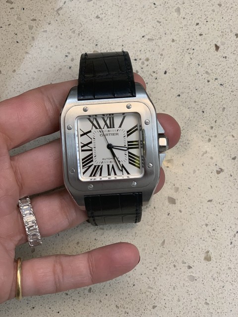 cartier mens watches santos