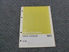 1973 Harley Davidson X90 Aermacchi Motorcycle Parts Catalog Manual