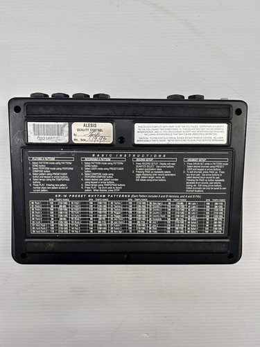 ELECTRONICS ALESIS sr-16 drum machine, Untested Sold As Is. - Picture 2 of 7
