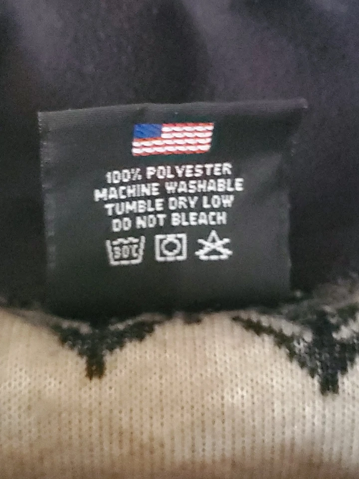 Timberline Colorado Fleece Vest Large Brown Black Tree Authentic Sleeveless Prep - Image 4 of 4