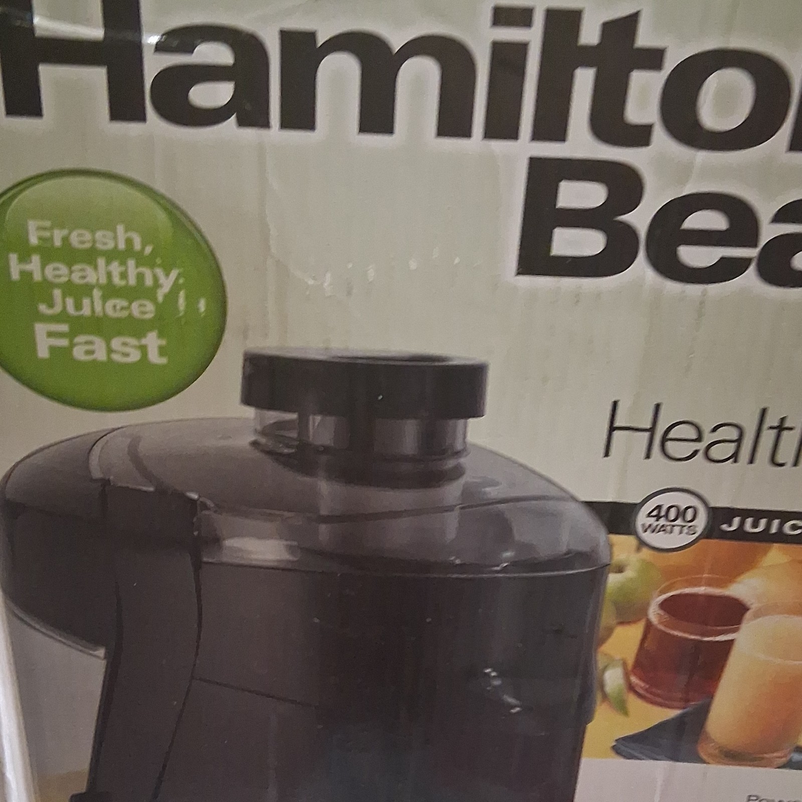 Hamilton Beach HealthSmart 400W Centrifugal Juicer Stainless Steel Cutter