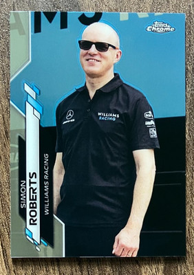 Simon Roberts #87 Williams Racing - 2020 Topps Chrome Formula 1 F1 Card - CLEAN