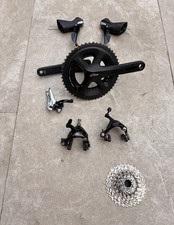 Shimano 105 Road Bike Groupset Kit: Shifters, Crankset, Cassette, Brakes, FD
