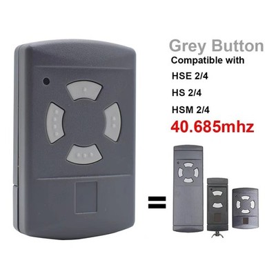 Sender Hörmann HSM4 40 Mhz 40,685Mhz Garagentor Fernbedienung grau Taste
