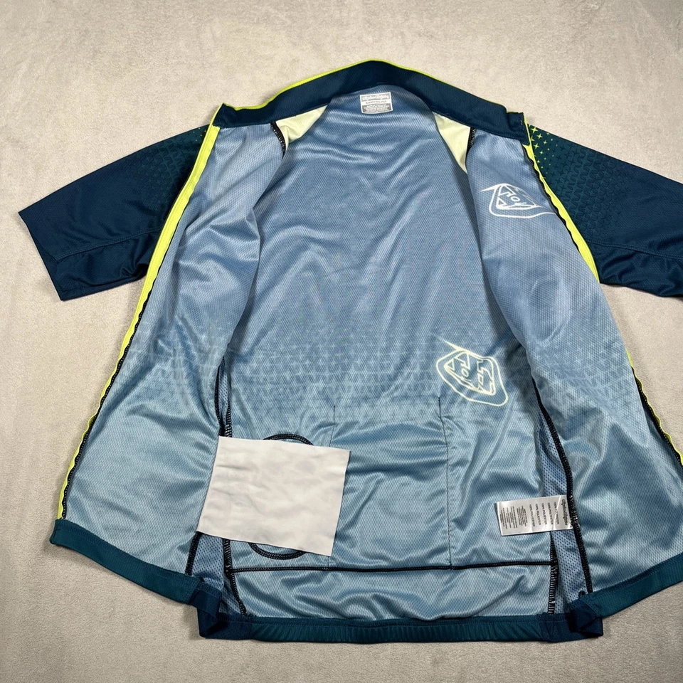 Troy Lee Designs Ace Riding Jersey Adult M Full Zip Sweat Wicking Reflective - Image 3 of 4