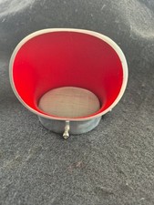 Hot Rod Rochester Air Cleaner Scoop With Red Throat Screen Ac-14-r-r