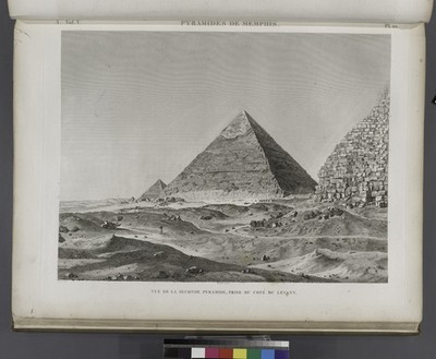 Memphis Pyramids Vintage 1809 Egypt Ancient Ruins Photo Reprint Wall Art