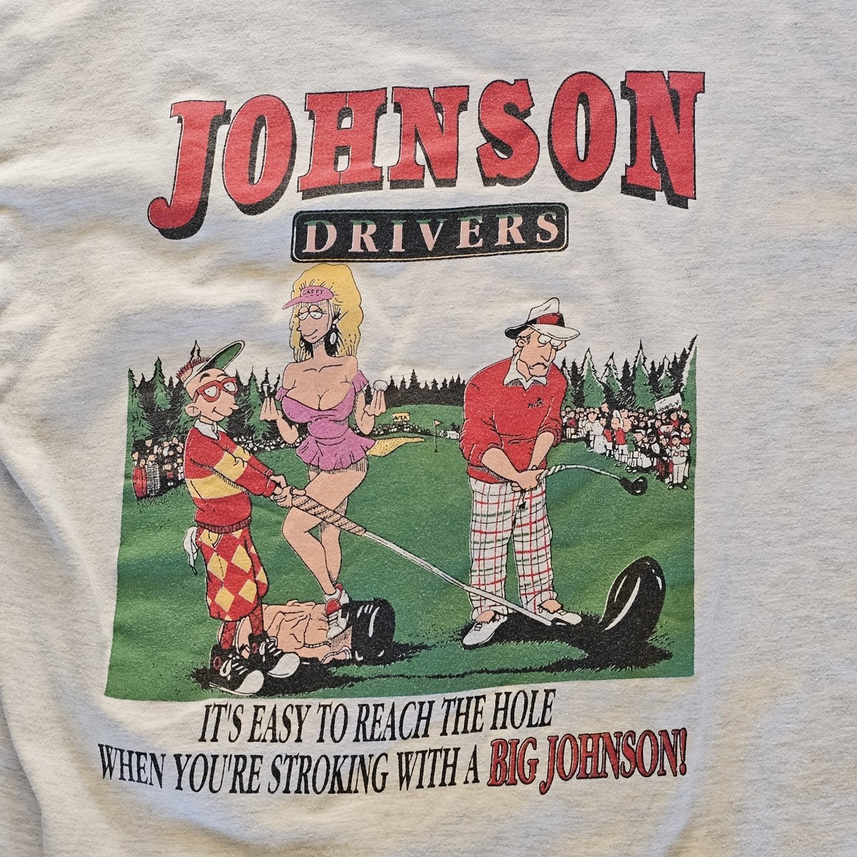 Golfickers Mastards Wide Shirts Big Johnson Vintage 90s T Shirt 