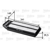 Valeo Luftfilter Filtereinsatz Passend FüR Honda Accord VII 2.0 2.4 585335