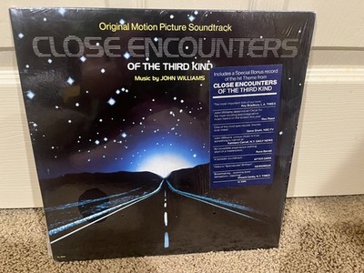 Close Encounters of the Third Kind SOUNDTRACK 1977 OG LP + 45 in Shrink / Hype M