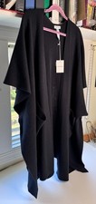 Nordstrom Black Cashmere Womens Cape One Size