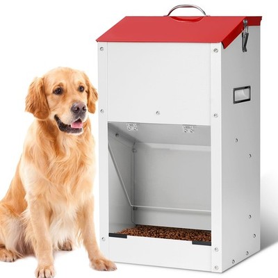 HHNIULI Automatic Dog Feeders for Large Dogs, 25 Lbs Outdoor Gravity Dog