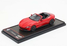 1:43 BBR Ferrari Roma Spider Cerchi Neri Rosso Corsa 322 BBRC282B1 MMC