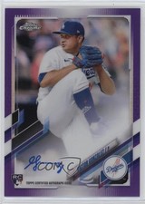 2021 Topps Chrome Rookie Purple Refractor /250 Victor Gonzalez #RA-VG Auto 0bt4
