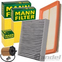 1X MANN-FILTERSET Inspektionspaket FüR 0,9 Fiat 500+C 312+FIAT Panda 312 319