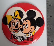 Vintage 1980s Disneyland Pinback