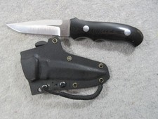 DOZIER CUSTOM ARKANSAS MADE ARKANSAS TRAVELER KNIFE W MODIFIED SHEATH D2 STEEL