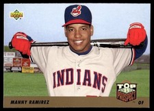 1993 Upper Deck #433 Manny Ramirez Rookie Cleveland Indians RC