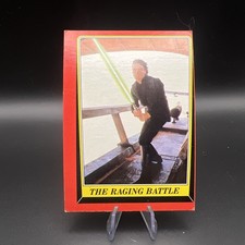 1983 Return of the Jedi Topps The raging battle Card# 51  Cut Off Center Error