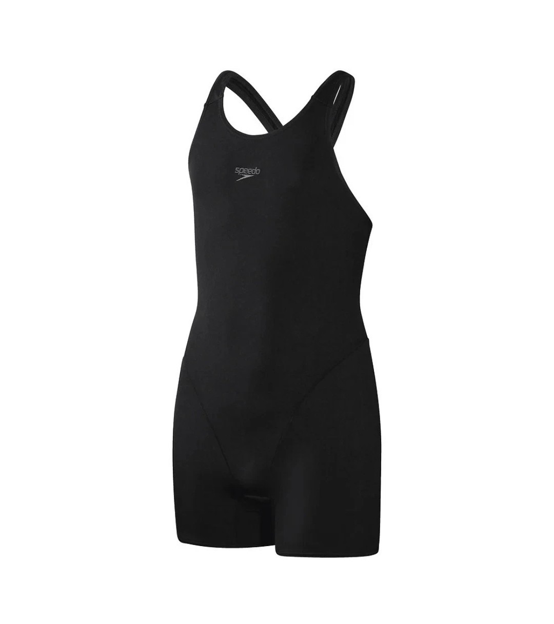 Speedo Girls Black Eco Endurance+ Legsuit in Size 7 - 8 Years, Sports Direct - Image 2