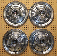 Vintage Set Of 4 1966 Plymouth Deluxe 14 Hubcaps Mopar Fury Belvedere Satellite Vintage Set Of 4 1966 Plymouth Deluxe 14 Hubcaps Mopar Fury Belvedere Satellite