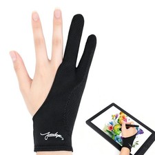 Digital Drawing Glove 3-Layer Palm Rejection Two-Finger Artist Glove