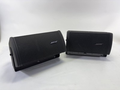 BOSE RoomMatch Utility RMU105 Black Speakers Pair w/ U-Brackets Pro Audio.s