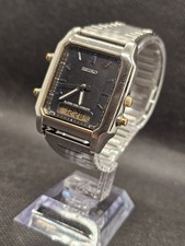 Seiko V072-5059 Alarm Chronograph Analog Digital Watch Vintage