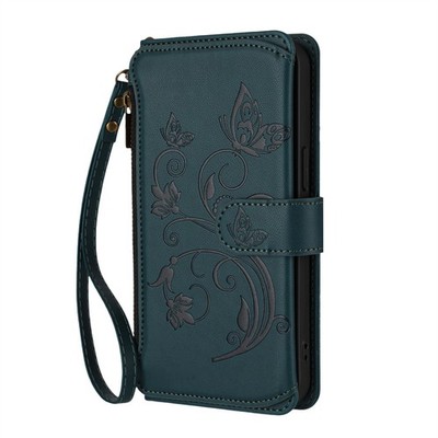 Hülle für Redmi Note 14 13 12 11 10 Doka Reißverschluss Leder Wallet Flip Cover